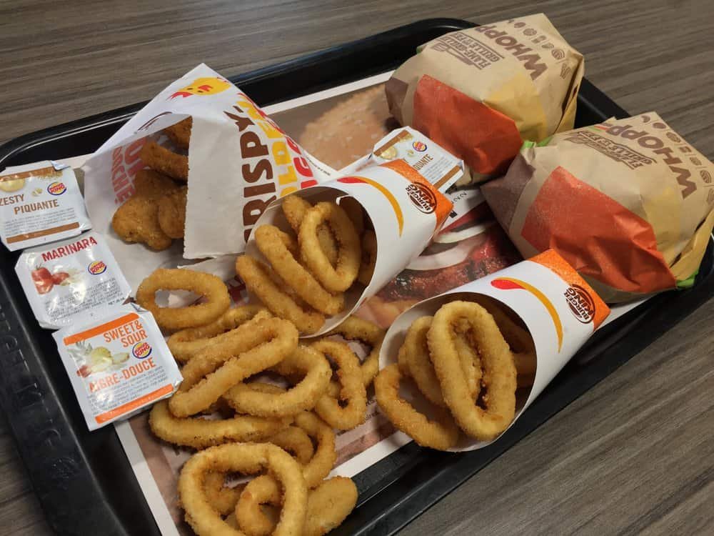 are burger king onion rings vegan